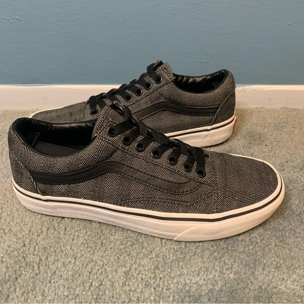 Shoes Mens Vans Style 721454 Vans Mens 721454 Gray/Black/White